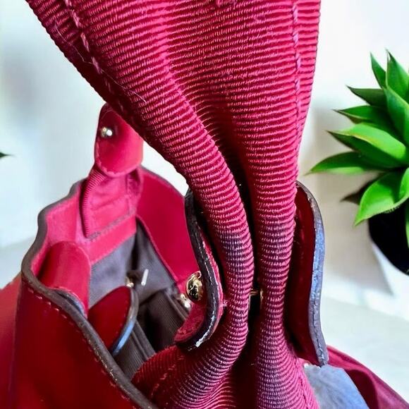 Salvator Ferragamo Women's Red Patent Leather Miss Vara Selene Tote - Picture 10 of 13